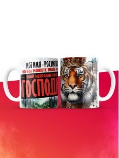 Кружка именная господин Ростислав