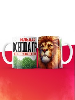 Кружка Ильдар всегда прав